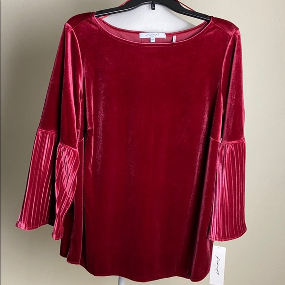 Foxcroft Red plus-size 14W velvet calf sleeve - Picture 1 of 8